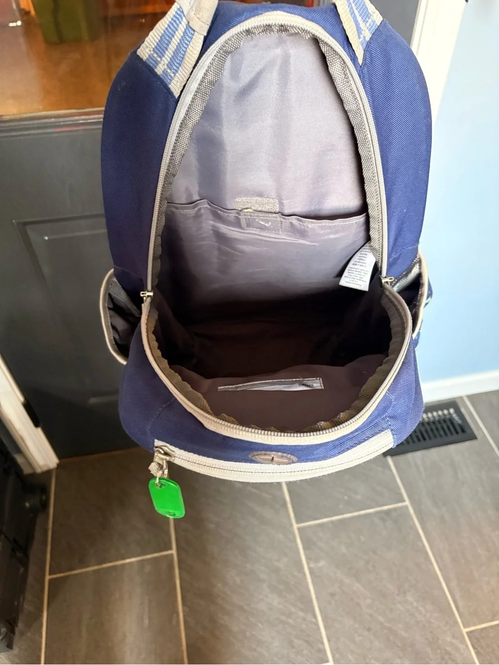 Pottery Barn Kids Navy Blue Space Backpack with Colorful Planets
